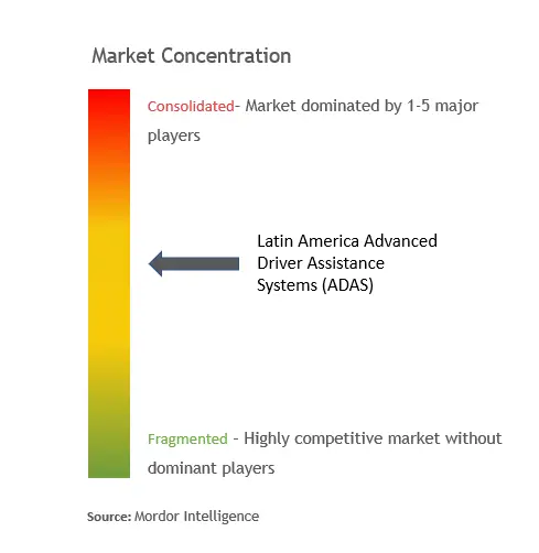 Latin America ADAS Market Concentration Latin America ADAS Market Concentration