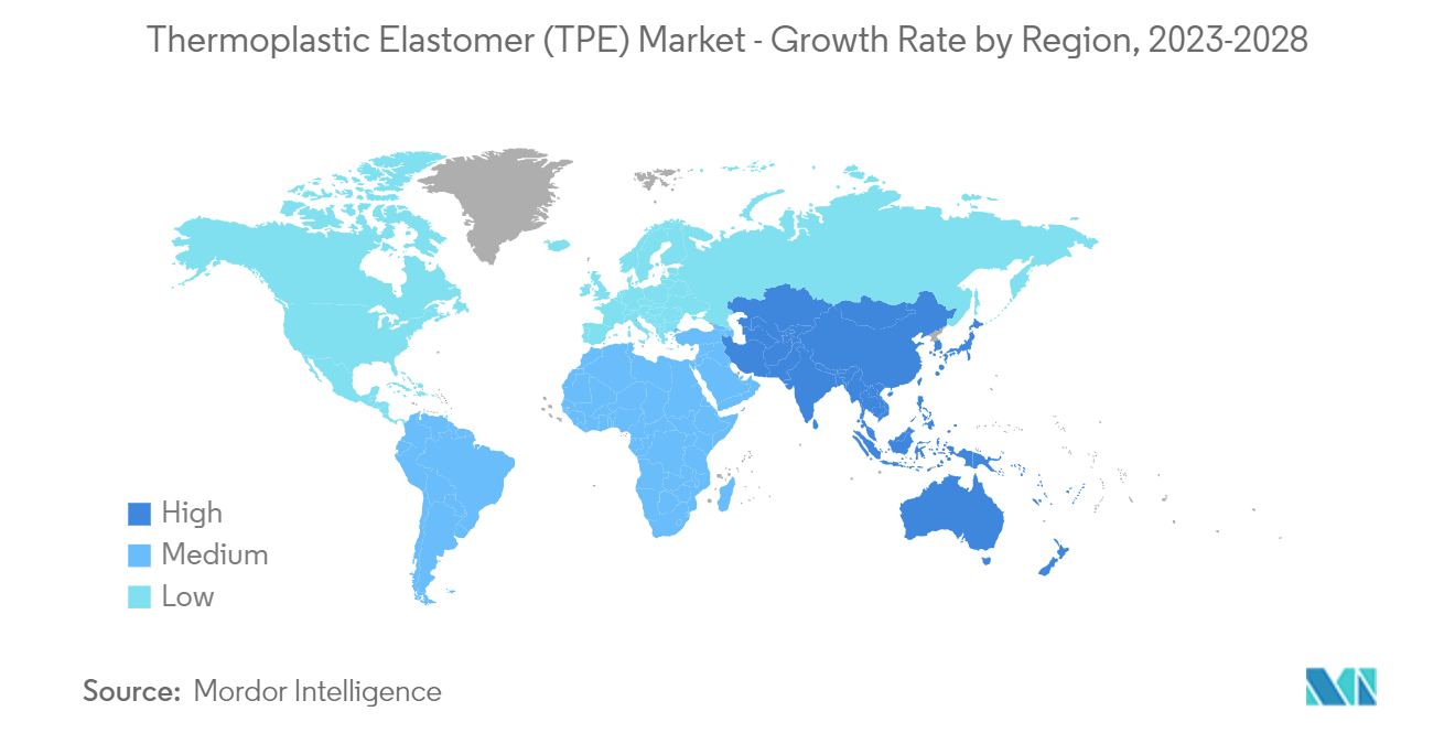 Thermoplastic Elastomer (TPE) Market Trends Thermoplastic Elastomer (TPE) Market - Regional Trend